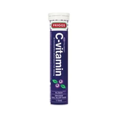 Friggs C-vitamin Blåbär 20 Brustablettetter