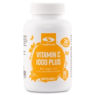 Healthwell Vitamin C 1000 Plus – Bäst i test – c-vitamin-tabletter bäst i test 2026