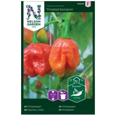 Chili Trinidad Scorpion – Hetaste sorten – chilifrö bäst i test 2026