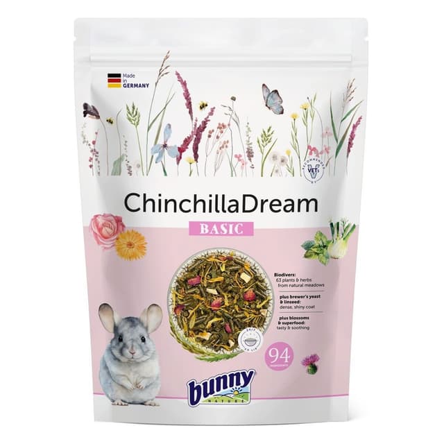 Bunny Nature Chinchilla Dream Basic 1_2 Kg – Högst klass – chinchillamat bäst i test 2026