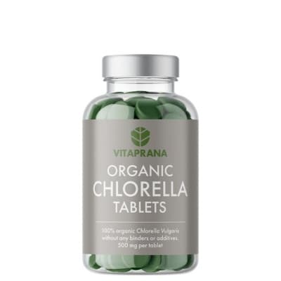 Vitaprana Ekologisk Chlorella 250 Tabletter – Renast innehåll – chlorellakapslar bäst i test 2026