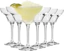 KROSNO Margarita Cocktail Glasögon | Set med 6 | 270 ML | Mixology-samlingen | Perfekt för hem, restauranger och fester | Kan diskas i diskmaskin