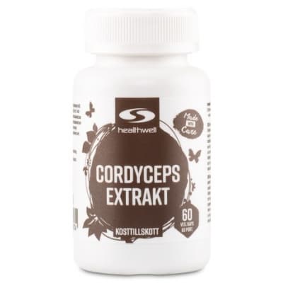 Healthwell Cordyceps Extrakt – Starkast dosering – cordyceps bäst i test 2026
