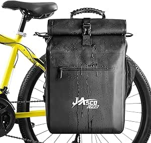 JASCOPRO 3 i 1 Cykelväska Bärare, 25-32L Vattentät Ryggsäck med 16" Laptop-fack – Bäst i test – cykelväska bäst i test 2026