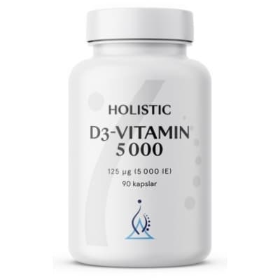 Holistic D3-vitamin 5000 Ie – Toppklassval – d-vitamin bäst i test 2026