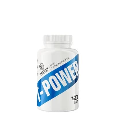 Swedish Supplements T-power Testo 200 Kapslar – Mest komplett – DAA bäst i test 2026