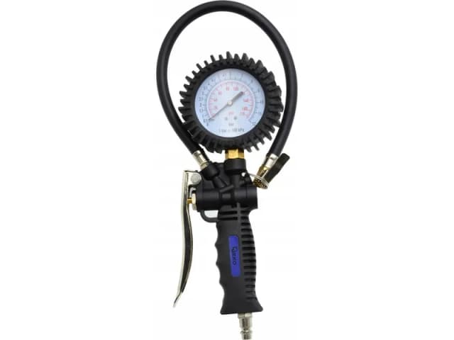 GEKO däckpump pistol med manometer TG-49 – Bäst analog – däckpump 12v bäst i test 2026