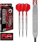 Hell Fire 22g, 24g or 26g Tungsten Darts Set with Flights and Stems