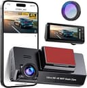 4K Dashcam Fram och Bak, 5G Wi-Fi Dash Cam med CPL-Filter, Bilkamera 3,69-Tums Skärm Körinspelare, 64 GB SD-Kort, Supernattseende, WDR,170° Vidvinkel, Loopinspelning, G-Sensor