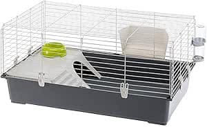 Ferplast 57052070 Kaninbur, Grå, Silver