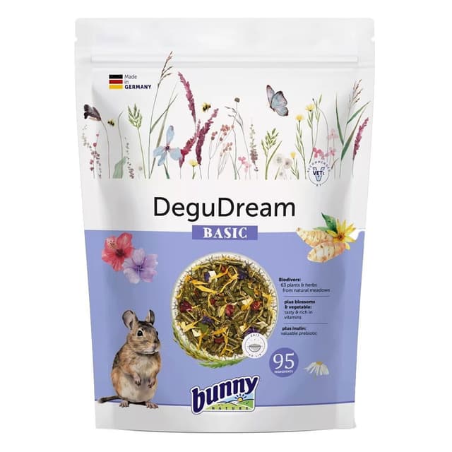 Bunny Nature Degu Dream Basic 1_2 Kg – Högsta standard – degumat bäst i test 2026