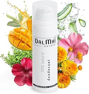 Naturlig Deodorant utan Aluminium, Alkoholfri, 100% Naturlig och Effektiv Antimikrobiell med Silver - Deodorant Herr, Deo Dam och Barn - Varaktighet 15 Veckor - Deo Creme, Utan Doft