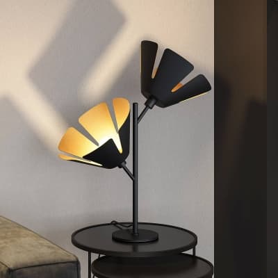 Lucande Jemmily Bordslampa 2 Lampor – Dubbel lampskärm – designlampa bäst i test 2026
