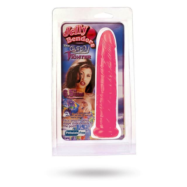 Jelly Benders - The Easy Fighter 16cm - Rosa – Bästa för nybörjare – dildo bäst i test 2026