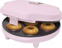 Bestron Donut Maker i retrodesign, mini donut Maker för 7 små munkar, inklusive bakamp och non-stick beläggning, 700 watt, färg: rosa