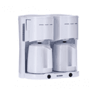 Dubbel Kaffebryggare Severin Duo Termoskanna/vit