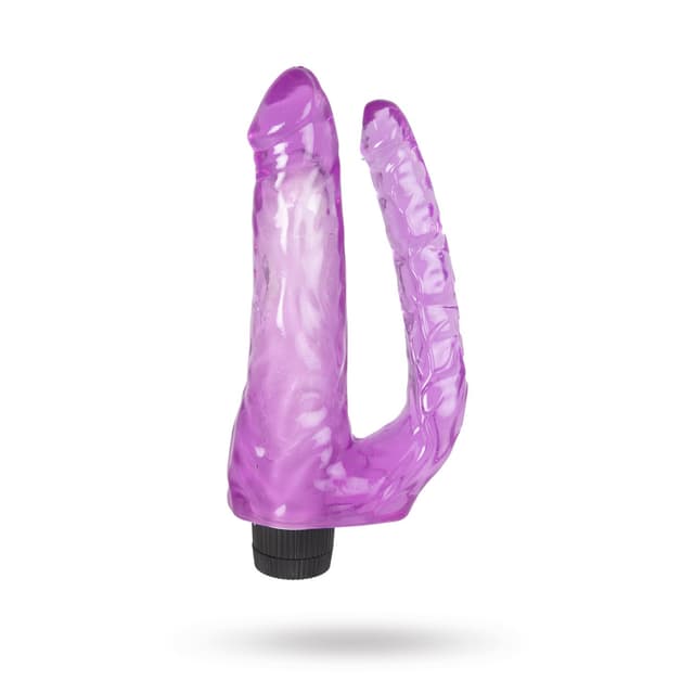 Sustainable PleasureDouble Penetrating Vibrating Jelly Dildos - Purple – Bäst i test – dubbeldildo bäst i test 2026