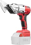 Sladdlös elektrisk sax för Milwaukee 18 V batteri, 300 N.m borstlös plåt, max. 2 mm skjuvtjocklek för ark, matta, läder, metall