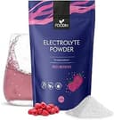 FOODIN Electrolyte pulver, röda bärsmaker 240 g, utan socker och fortfarande isotonisk