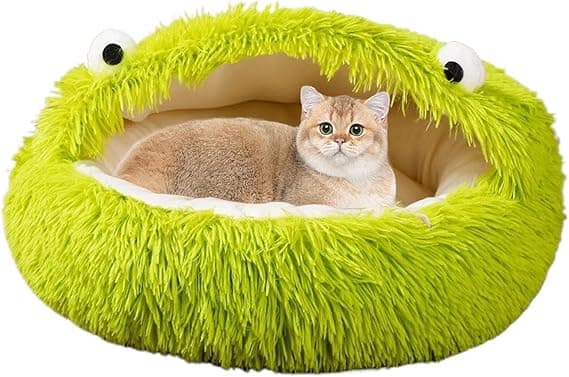 Kattbädd grotta, liten hund grotthus, plysch varm husdjur hus bo, kattunge sänghus, mjuk varm kattsäng husdjur grotta hus mysig kattsäng vinter plysch varm husdjur hus bo för mjuk varm kattsäng – Bäst i test – elementsäng katt bäst i test 2026