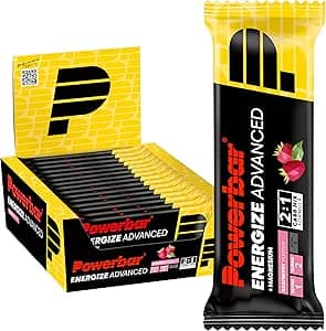 Powerbar – Energize Advanced – hallon – 15 x 55 g – hög kol-energistång – C2MAX – magnesium och natrium