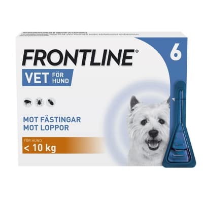 Frontline Vet. Spot-on Lösning Hund Max 10 Kg 100 Mg/ml 6 X 0,67 Ml – Flerpackval – fästingmedel för hund bäst i test 2026