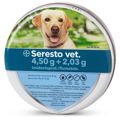 Seresto Vet. Halsband För Hund över 8 Kg – Långtidsfavorit – fästingmedel för hund bäst i test 2026