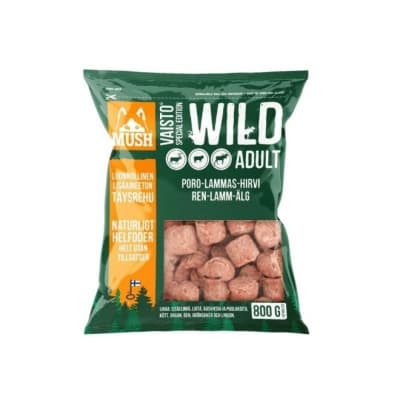 Mush Vaisto® Wild Ren-lamm-älg Köttbullar – Lyxigaste valet – färskfoder hund bäst i test 2026
