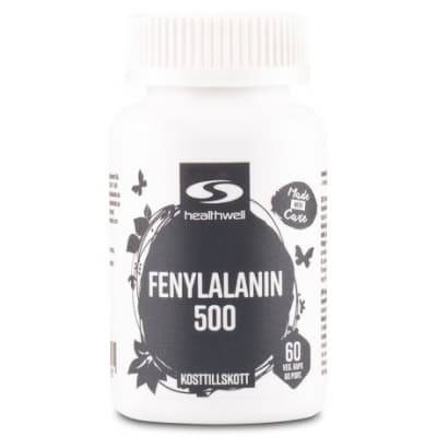 Healthwell Fenylalanin 500 – Budgetfavorit – fenylalanin bäst i test 2026