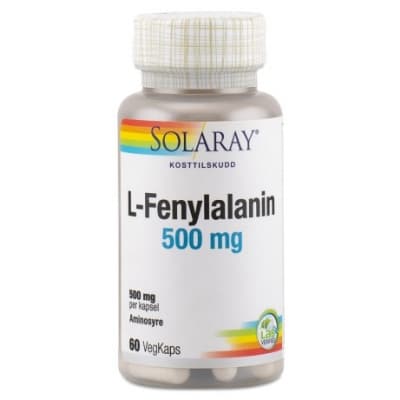 Solaray L-fenylalanin – Starkast för välmående – fenylalanin bäst i test 2026