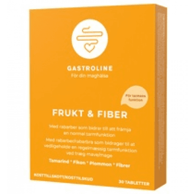 Gastroline Frukt & Fiber 30 Tabletter – Toppval tuggis – fibertabletter bäst i test 2026