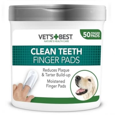 Vet’s Best Clean Teeth Finger Pads 50-pack – Fräschaste smaken – fingertandborste hund bäst i test 2026