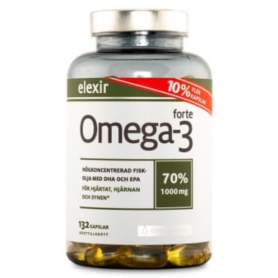 Elexir Pharma Omega-3 Forte – Toppklassval – fiskolja bäst i test 2026