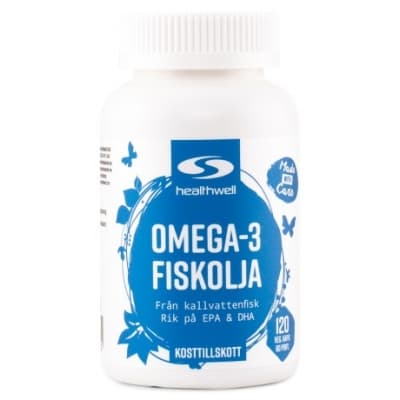 Healthwell Omega-3 Fiskolja – Budgetfavorit – fiskolja bäst i test 2026