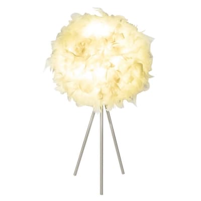 Trebent Bordslampa Katunga Med Riktiga Fjädrar – Budgetfavorit – fjäderlampa bäst i test 2026