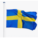 Flaggstång I Aluminium - Sverige