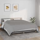 vidaXL Tyngdtäcke grå 235x290 cm 15 kg tyg, filt, sängkläder, tyngdtäcke för ångest, filtar, täcke filt, lugnande filt, ångestfilt, tung filt