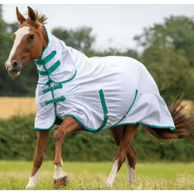 Shires Tempest Original Fly Combo Flugtäcke – Vit – Bäst luftgenomsläpp – flugtäcke häst bäst i test 2026