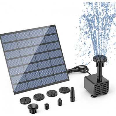 Aisitin Solfontän, 2022, Uppgradering, Gör-det-själv – Budgetfavorit – Fontän solcell bäst i test 2026