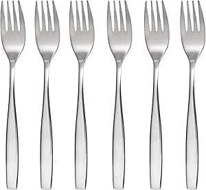 GRÄWE Dessertgafflar, 6 stycken, diskmaskinssäkra, serie kungssten – Bäst i test – förrättsbestick bäst i test 2026
