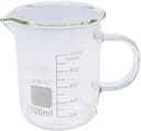 1 st 50 ml100 ml 250 ml500 ml1000 mlLab hög borosilikatglasbägare med handtagsskala mätkopp laboratorieutrustning (100 ml)