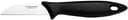 Fiskars paringkniv med blad av rostfritt stål, Essential, plast/rostfritt stål, bladlängd: 7 cm, svart/silver, 1065580