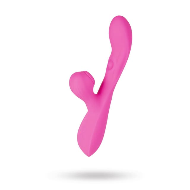Sustainable Pleasure3 In 1 Vibrator With Suction & Vibration + Clit Licker - Pink – Bäst i test – g-punktsvibrator bäst i test 2026