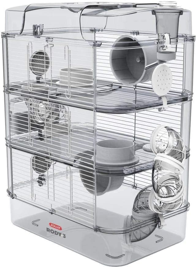 Zolux bur för hamster, mus, gerbille ''RODY 3" trio 1 enhet (set om 1) – Bäst i test – gerbilbur bäst i test 2026