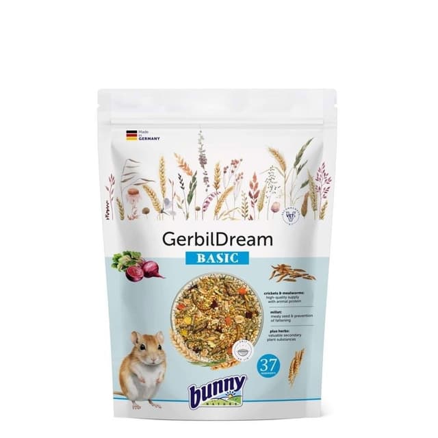 Bunny Nature Gerbil Dream Basic 600 G – Allroundval – gerbilmat bäst i test 2026