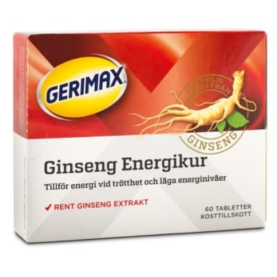 Gerimax Ginseng – Budgetfavorit – ginseng bäst i test 2026