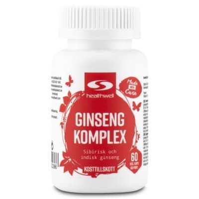 Healthwell Ginseng Komplex – Toppklassval – ginseng bäst i test 2026