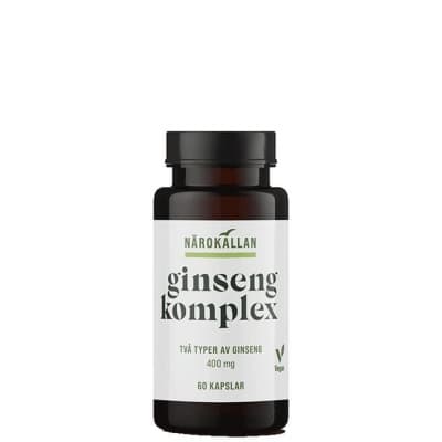 Närokällan Ginseng Komplex – Vegantopp – ginseng bäst i test 2026