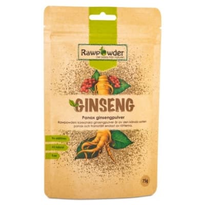 Rawpowder Panax Ginseng – Pulvervinnare – ginseng bäst i test 2026