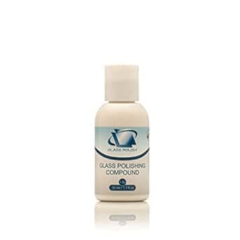 Glaspolish 50 ml (17 oz) glaspolering ceriumoxid förening för professionell optisk polering av alla glasytor – 1,2 mikron – GP14003 – Bäst i test – glaspolermedel bäst i test 2026